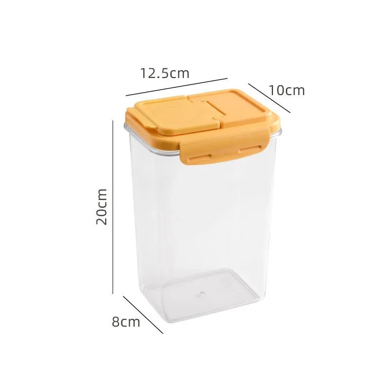 Boite Alimentaire - StorageJars™ - Jaune - Range ta cuisine