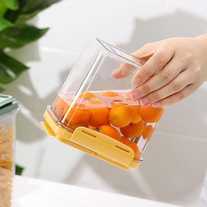Boite Alimentaire - StorageJars™ - Jaune - Range ta cuisine