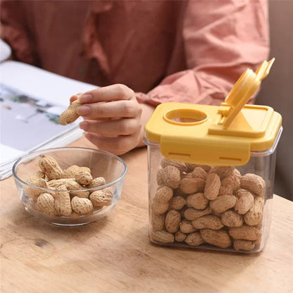 Boite Alimentaire - StorageJars™ - Jaune - Range ta cuisine