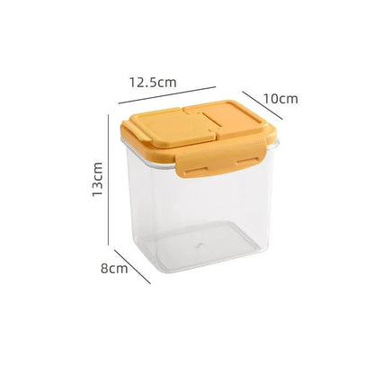 Boite Alimentaire - StorageJars™ - Jaune - Range ta cuisine