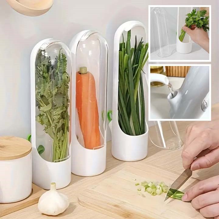 Boite de Rangement de Cuisine - VeggieCrisp™ - Blanc - Range ta cuisine