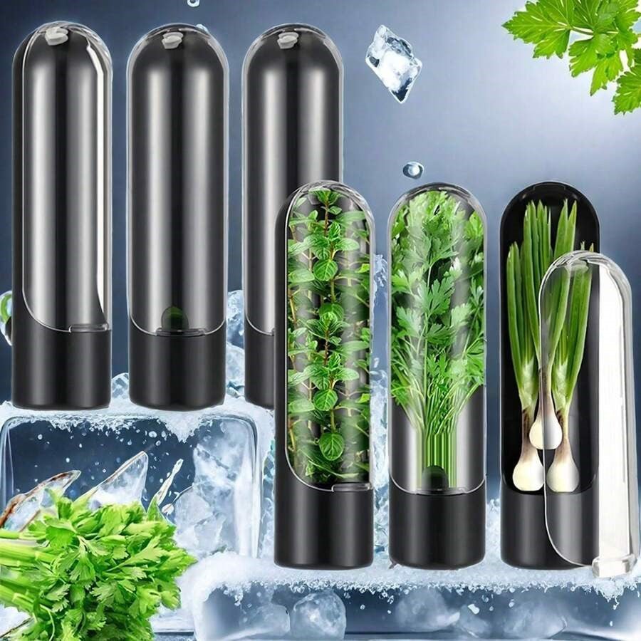 Boite de Rangement de Cuisine - VeggieCrisp™ - Noir - Range ta cuisine