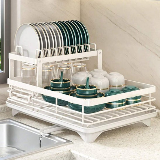 Egouttoir vaisselle blanc