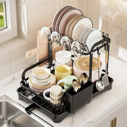 Egouttoir vaisselle compact