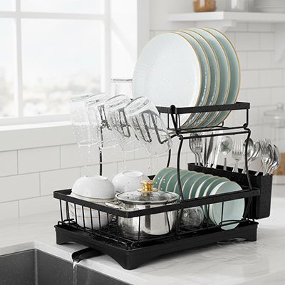 Egouttoir vaisselle comptoir