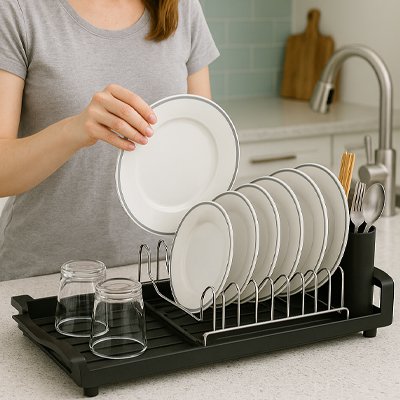 Egouttoir vaisselle demonstration