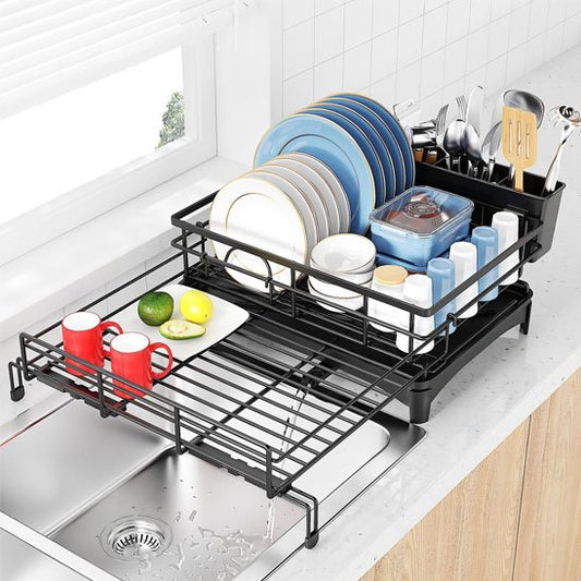 Egouttoir vaisselle extensible