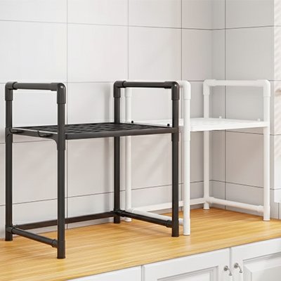 Étagère à épices double niveau