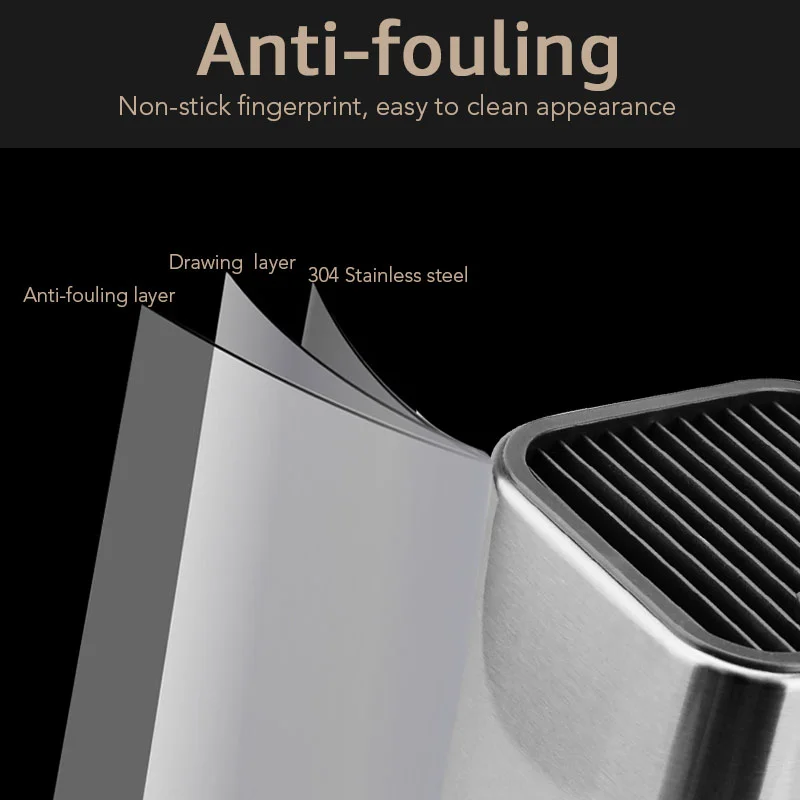 porte couteau acier inoxydable
