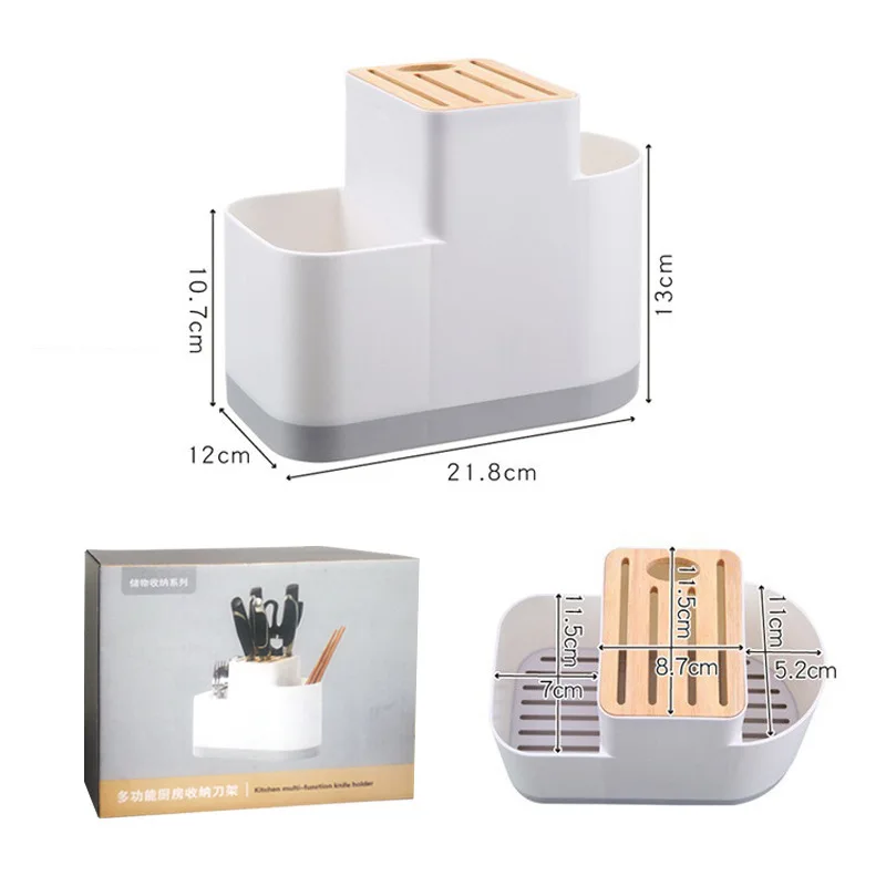 porte couteau blanc dimension