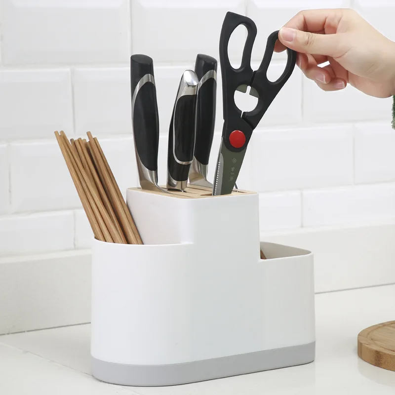 porte couteau blanc multifonction