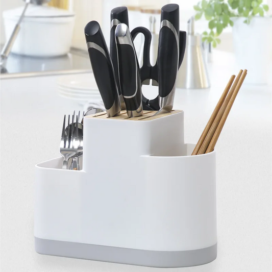 porte couteau blanc