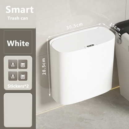 poubelle sous evier intelligente blanche