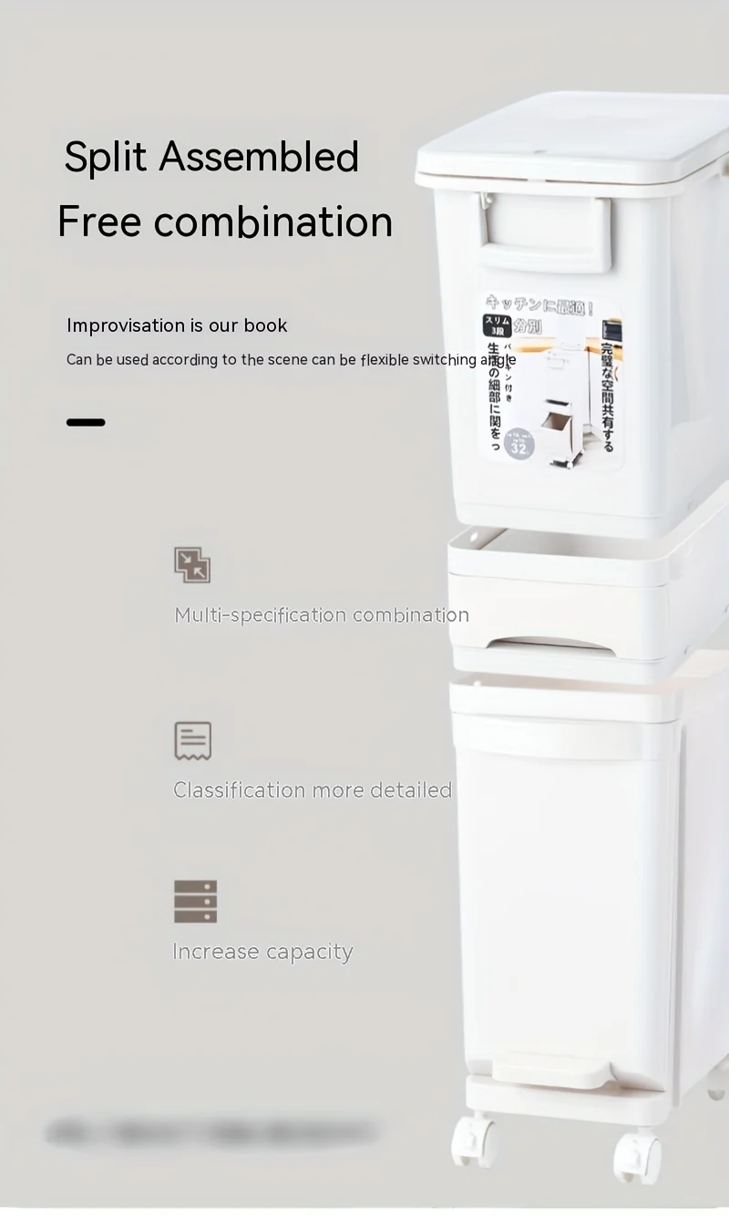 poubelle de tri cuisine assemblage