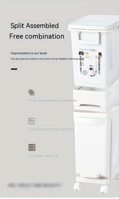 poubelle de tri cuisine assemblage