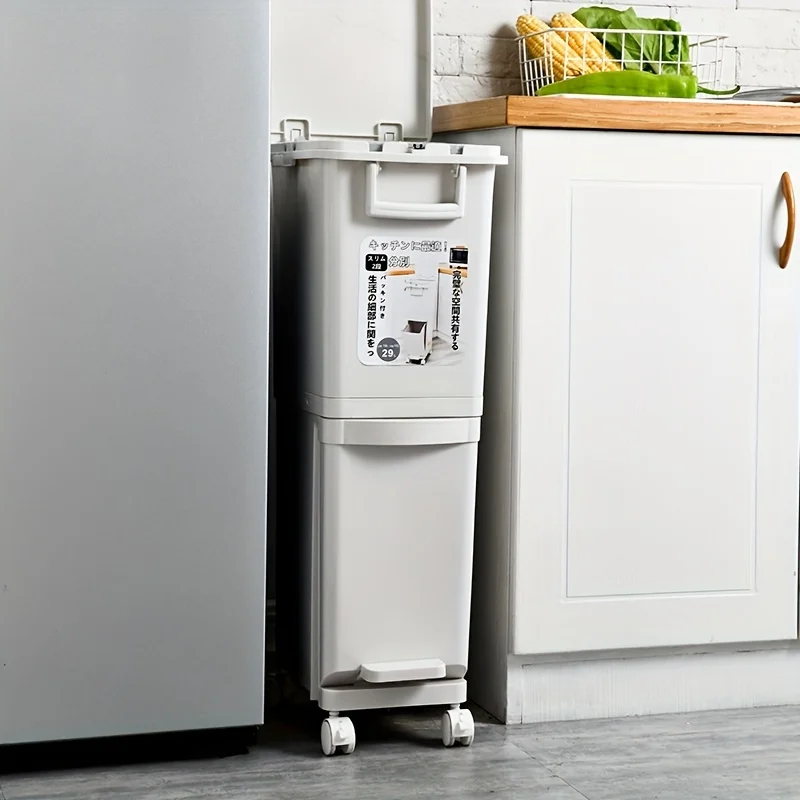 poubelle de tri cuisine espace minimal