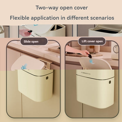 poubelle sous evier couvercle