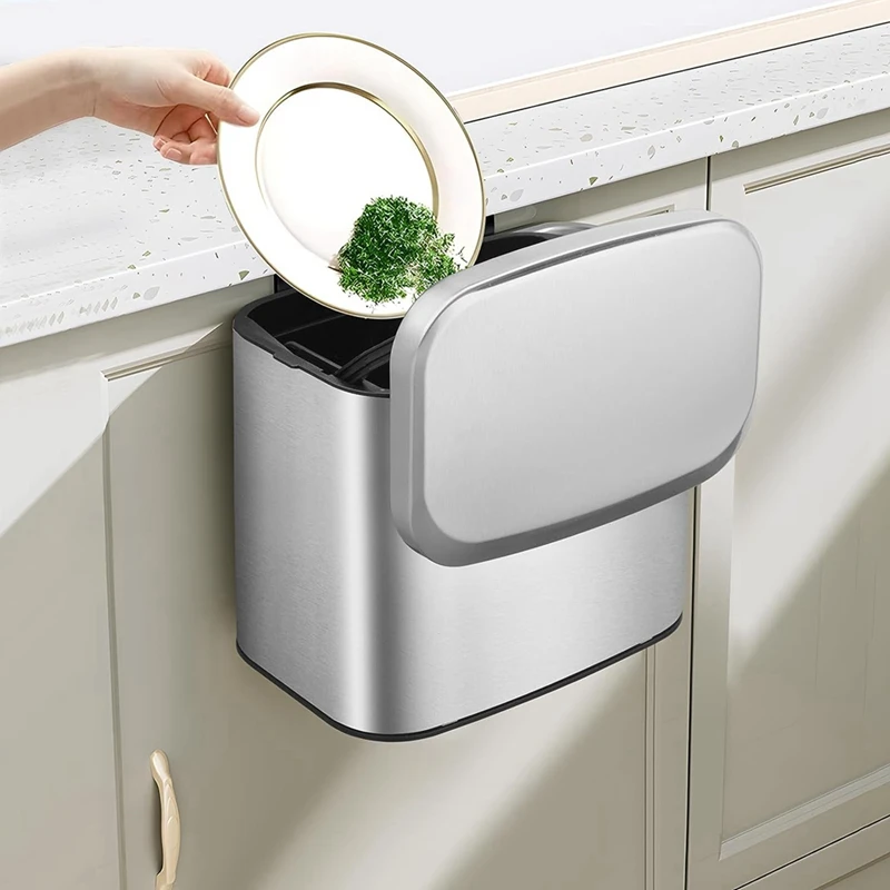 poubelle sous evier inox facilitante