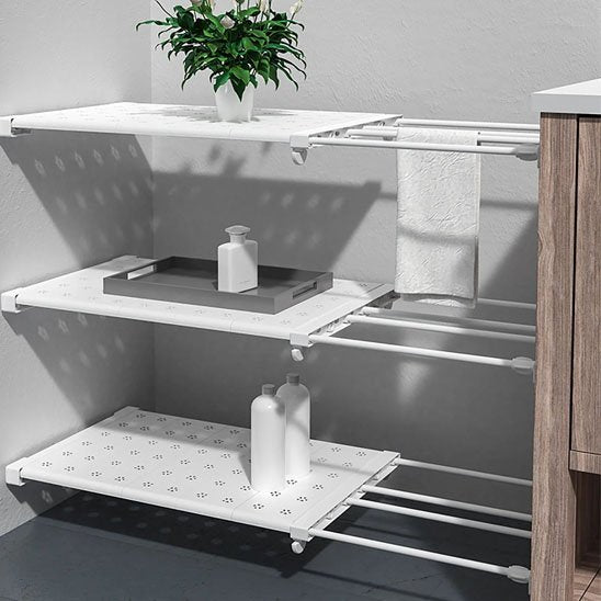 Rangement sous évier Etagere ajustable