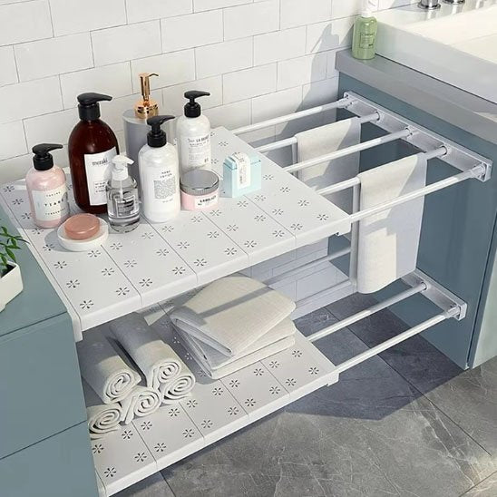  Rangement sous évier Etagere blanc pratique