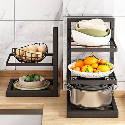 Rangement sous evier noir