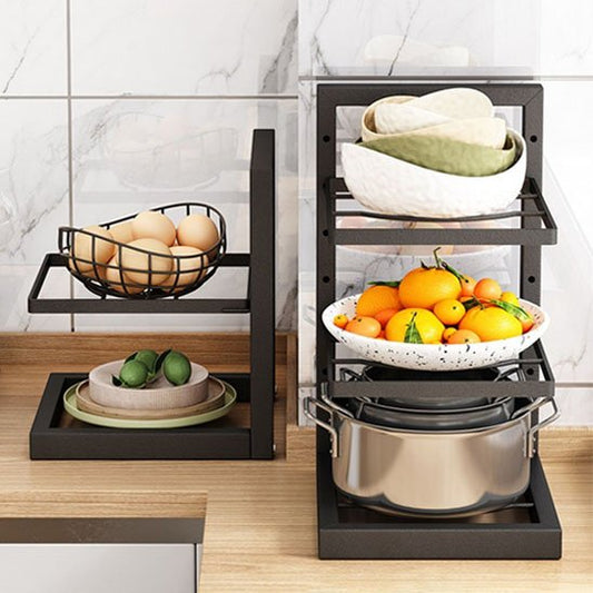 Rangement sous evier noir