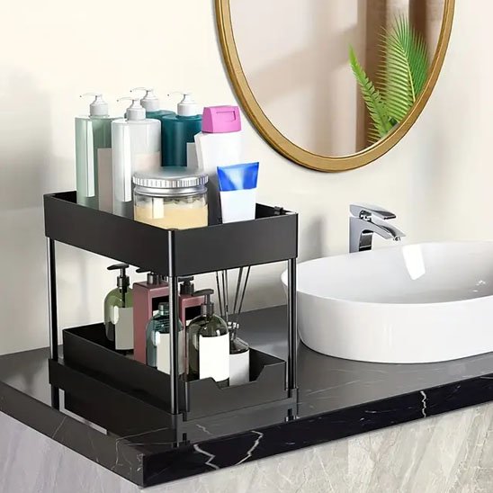 Rangement sous evier pratique